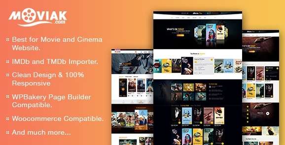 AmyMovie v3.4.0 – Movie and Cinema WordPress Theme