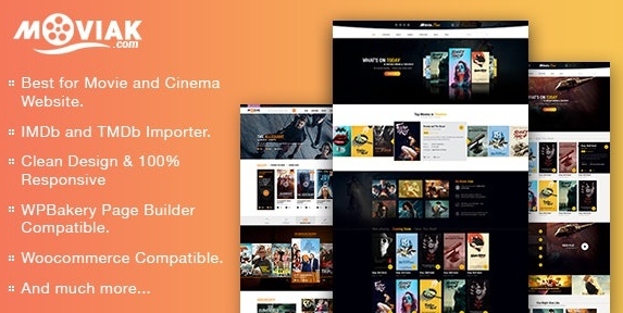 AmyMovie v3.4.4 – Movie and Cinema WordPress Theme