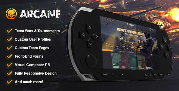 Arcane v3.5 – The Gaming Community Theme + Plugins