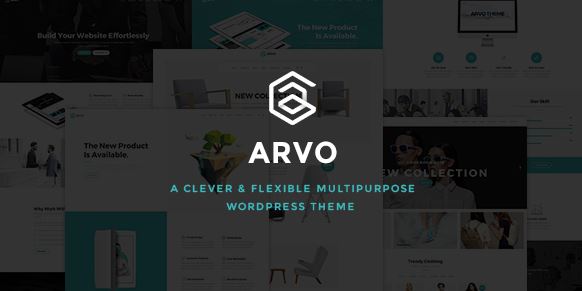 Arvo v2.4 – A Clever & Flexible Multipurpose WordPress Theme