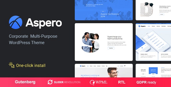 Aspero v1.0.5 - Business WordPress Theme