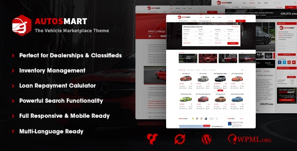 AutosMart v1.0.4 – Automotive Car Dealer WordPress Theme