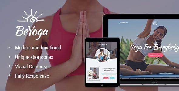 BeYoga v1.1.3 – Yogastudio & Gym WordPress Theme