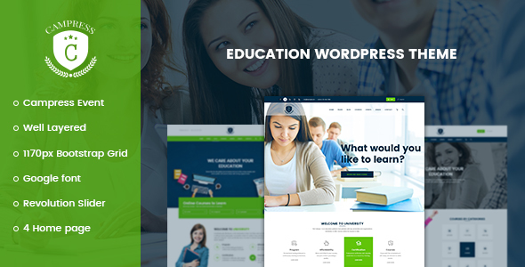 Campress v1.19 – Responsive Education, Courses and Events