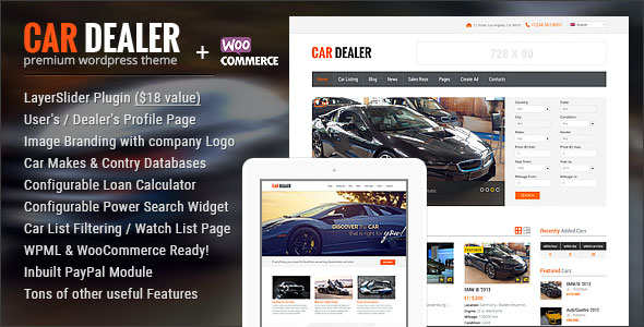 Car Dealer v1.7.0 - Automotive Responsive WordPress Theme