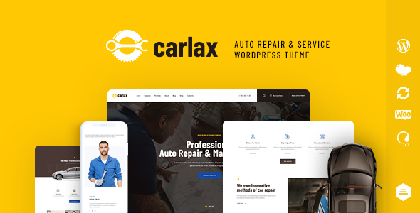 Carlax v1.0.4 – Car Parts Store & Auto Service Theme