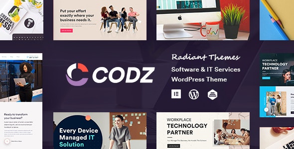 Codz v1.0.4 – Software & IT Services Theme