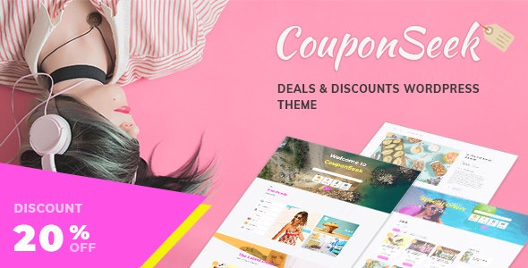 CouponSeek v1.1.5 – Deals & Discounts WordPress Theme