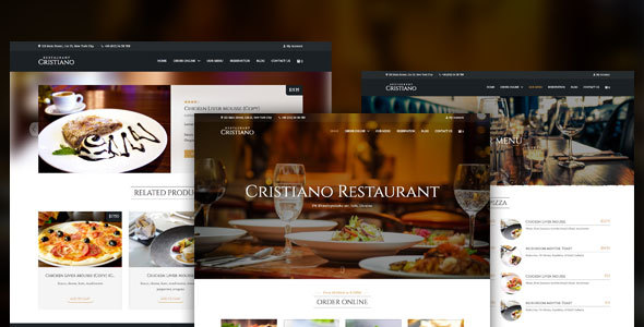 Cristiano Restaurant v3.9.2.9 – Cafe & Restaurant Theme