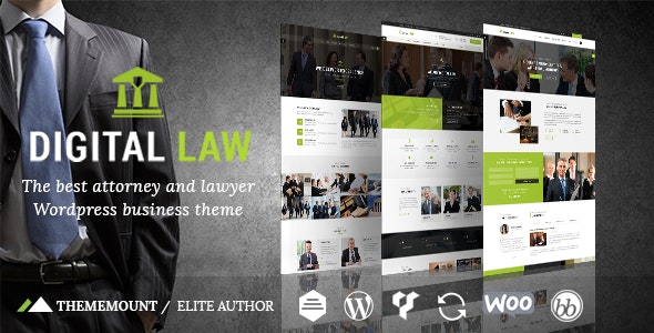 Digital Law v12.2 - Attorney & Legal Advisor WordPress Theme
