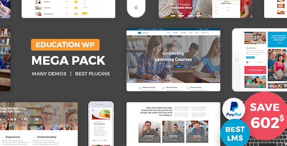 Education Pack v2.2 – Education Learning Theme WP