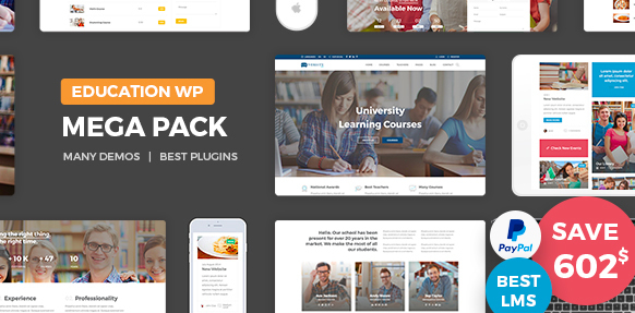 Education Pack v2.2 – Education Learning WordPress Theme