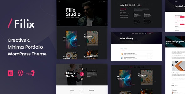 Filix v1.2.5 – Creative Minimal Portfolio WordPress Theme