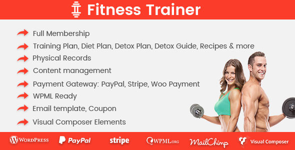 Fitness Trainer v1.4.9 – Training Membership Plugin