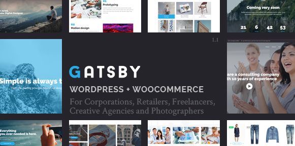 Gatsby v1.5 – WordPress + eCommerce Theme