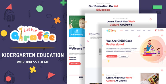 Giraffe – Kindergarten Education WordPress Theme v1.0.0