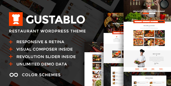 Gustablo v1.10 | Restaurant & Cafe Responsive WordPress Theme