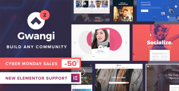 Gwangi v2.3.2 – PRO Multi-Purpose Membership, Social Network & BuddyPress Community Theme