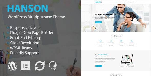 Hanson v2.2 – Multipurpose WordPress Theme