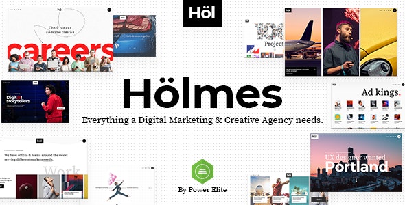 Holmes v1.3.1 – Digital Agency WordPress Theme