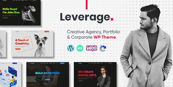 Leverage v2.0.3 – Creative Agency & Portfolio WordPress Theme