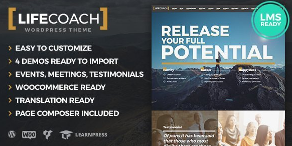 Life Coach WordPress Theme v2.2.6