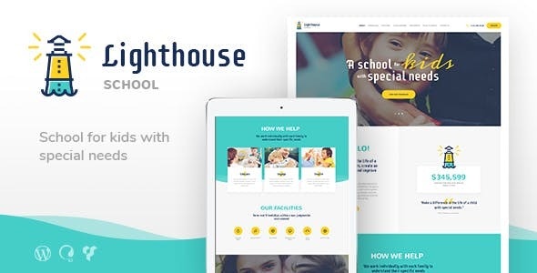 Lighthouse v1.2.2 – School for Handicapped Kids with Special Needs WordPress Theme