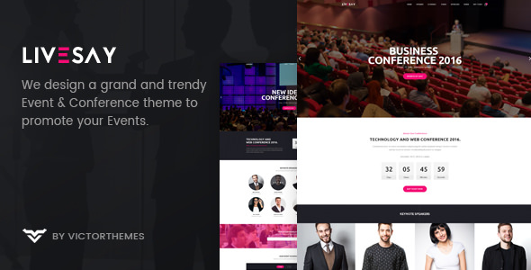 Livesay v1.9.1 - Event & Conference WordPress Theme
