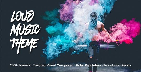 Loud v2.0.5 – A Modern WordPress Theme for the Music Industry