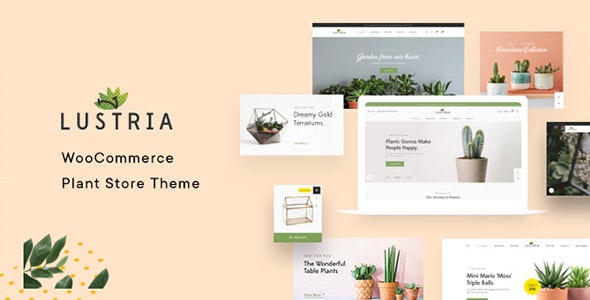 Lustria v2.0 - MultiPurpose Plant Store WordPress Theme