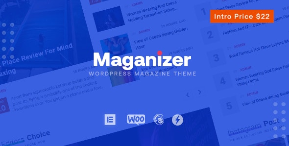 Maganizer v1.0 – Modern Magazine WordPress Theme