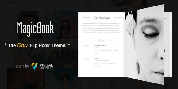 MagicBook v1.2.5 – A 3D Flip Book WordPress Theme