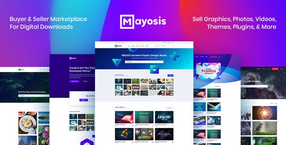 Mayosis v2.8.6 – Digital Marketplace WordPress Theme