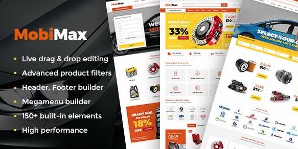 Mobimax v3.6 – Auto Parts WordPress Theme + WooCommerce Shop