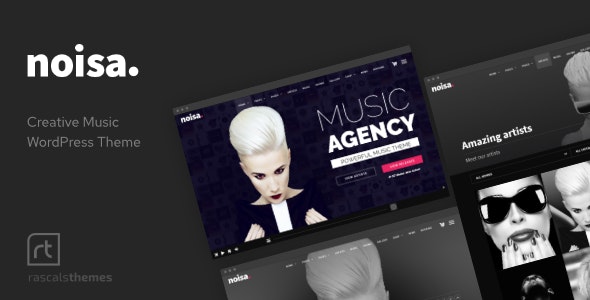 Noisa v2.5.5 – Music Producers, Bands & Events Theme for WordPress
