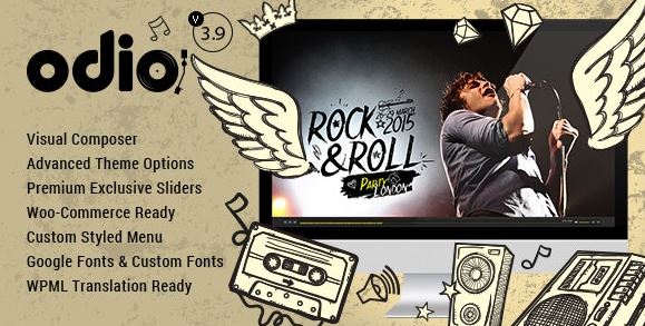 Odio v4.3 – Music WP Theme For Bands, Clubs, and Musicians
