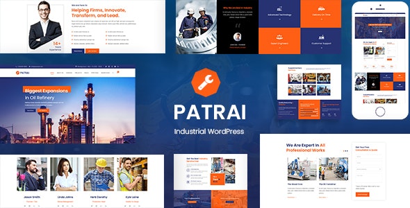 Patrai Industry v1.9 – Industrial WordPress