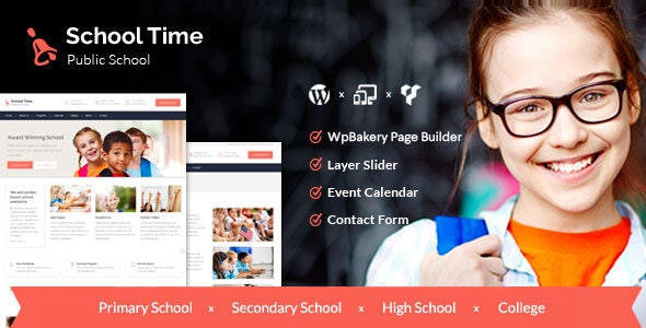 School Time v2.5.0 – Modern Education WordPress Theme