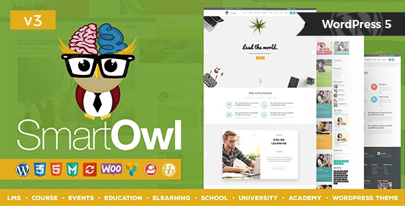 SmartOWL v3.3 – LMS Education WordPress Theme + RTL