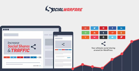 Social Warfare Pro v4.0.2 – Best Social Sharing for WordPress