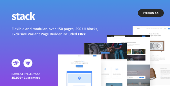 Stack v10.6.0 – Multi-Purpose Theme with Variant Page Builder