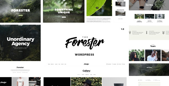 The Forester v1.4.9 – WordPress Minimalist Portfolio Theme