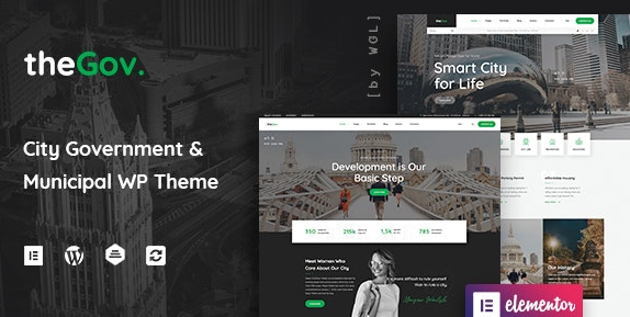 TheGov v1.1.3 – Municipal and Government WordPress Theme Nulled