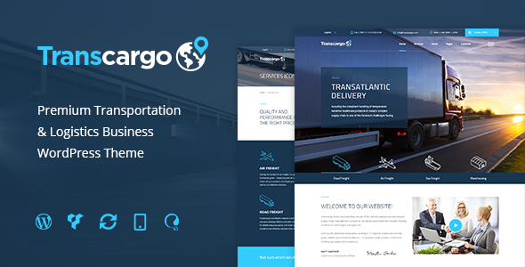 Transcargo v2.5 - Logistics & Transportation WP Theme