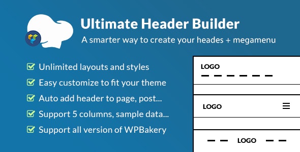 Ultimate Header Builder v1.6.4.1 – Addon WPBakery Page Builder