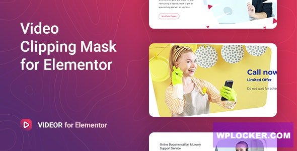 Videor v1.0.0 – Video Clipping Mask for Elementor
