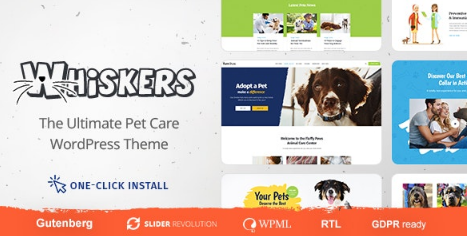 Whiskers v1.0.6 – Pets Store | Vet Clinic | Animal Adoption