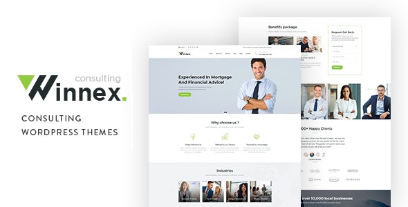 Winnex v1.1.1 – Business Consulting WordPress Themes