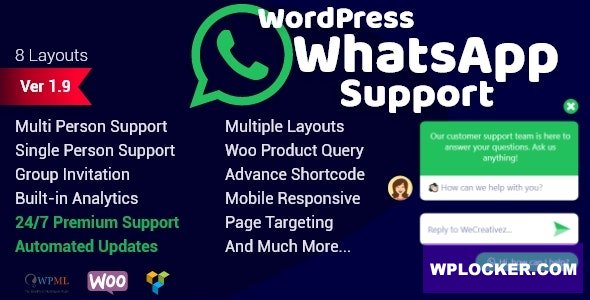 WordPress WhatsApp Support v1.9.2