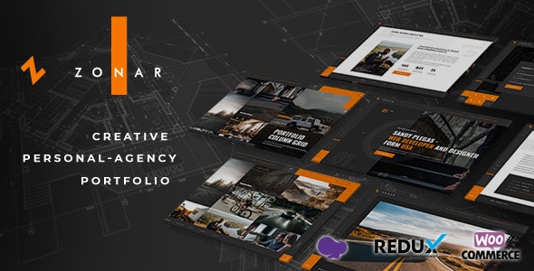 Zonar v2.2 - Personal Portfolio WordPress Theme